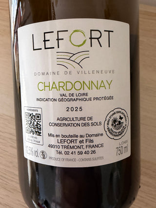 Chardonnay - IGP Val de Loire Blanc - Domaine de Villeneuve